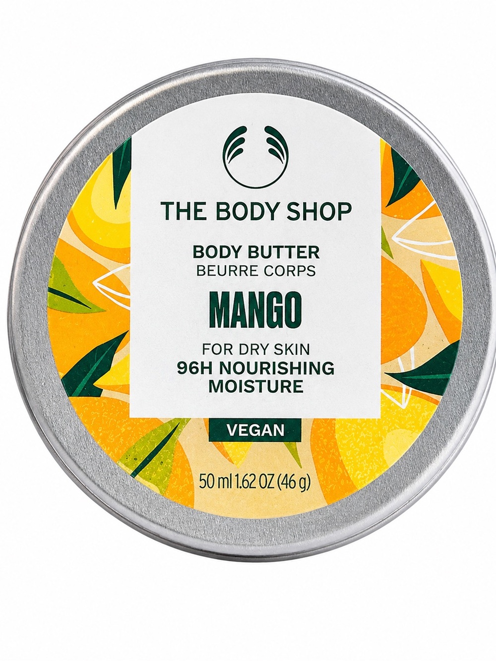 The Body Shop Mango Body Butter Travel Size Vegan 1.62 oz